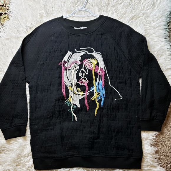 Zara Abstract Crewneck - Picture 4 of 6